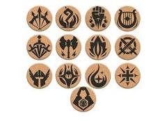 LYNX RPG Coaster Set of Thirteen